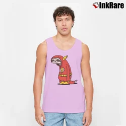 Men’s Sloth Flash Parody The Neutral Tank Top in light pink | Breathable, Active-Friendly Design