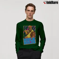 Men’s SmackDown Hulk Hogan WWE for Wrestling Fans Long-Sleeve Shirt in forest green | Sleek, Lightweight, Year-Round Wear