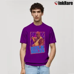 Men’s SmackDown Hulk Hogan WWE for Wrestling Fans Classic T-Shirt in purple | Soft, Breathable Everyday Wear