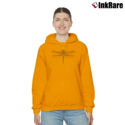 Women’s Smash Transit Dragonfly Tank Top Cozy Hoodie in orange | Warm, Structured, Stylish