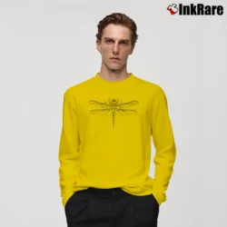 Men’s Smash Transit Dragonfly Tank Top Long-Sleeve Shirt in yellow | Sleek, Lightweight, Year-Round Wear