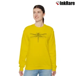 Women’s Smash Transit Dragonfly Tank Top Relaxed Sweatshirt in yellow | Soft, Laid-Back Vibe