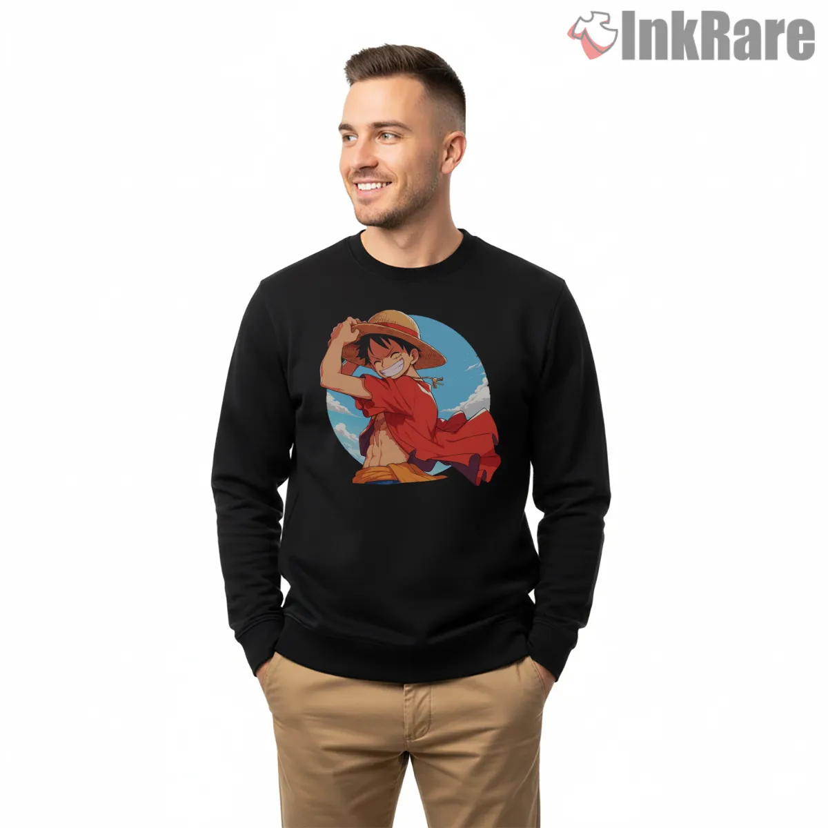 Smiling Monkey D Luffy Straw Hat Adventure Anime Shirt Smiling Monkey D Luffy Straw Hat Adventure Anime Shirt on graphic shirt for men graphic tee