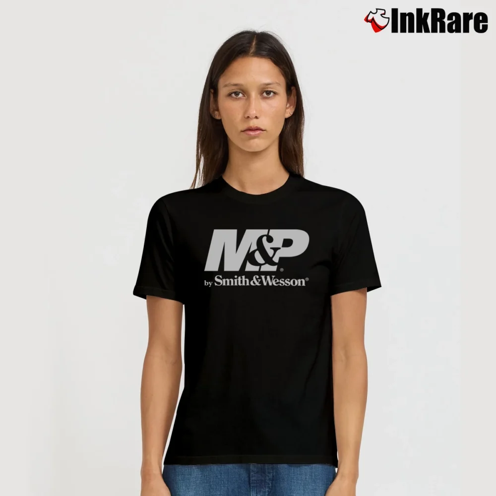 Women’s Smith & Wesson M&P Logo Signature T-Shirt in black | Soft, Flattering Fit