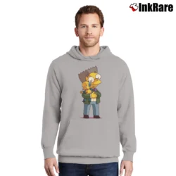 Men’s Smithers and Burns Simpsons Pullover Hoodie in sport grey | Cozy, Durable, Modern Fit