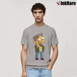 Men’s Smithers and Burns Simpsons Classic T-Shirt in sport grey | Soft, Breathable Everyday Wear