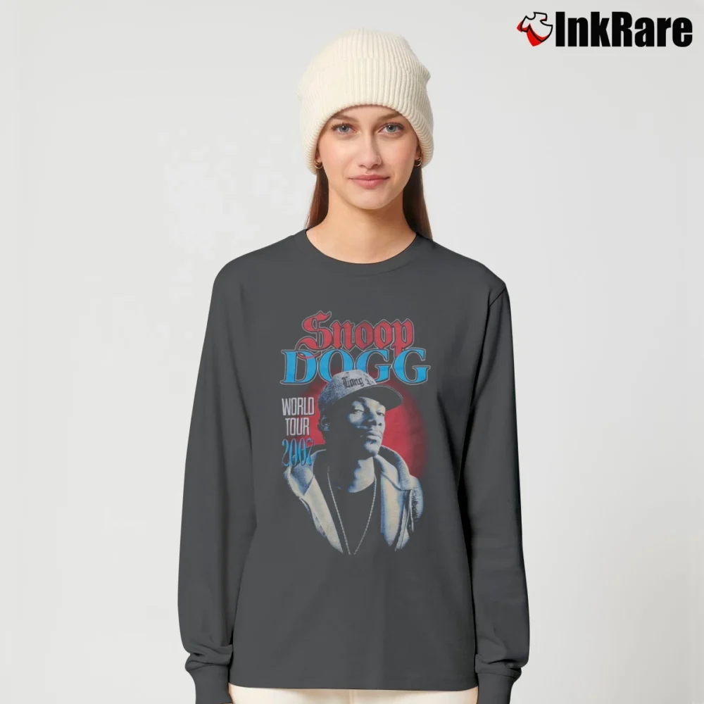 Women’s Snoop Dogg 2007 World Tour Long-Sleeve Top in charcoal | Sleek, Versatile, All-Season