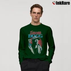 Men’s Snoop Dogg 2007 World Tour Long-Sleeve Shirt in forest green | Sleek, Lightweight, Year-Round Wear