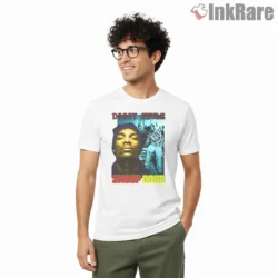 Snoop Dogg Doggy Style Classic Cover Shirt on white short sleeve shirt for men graphic tee