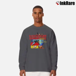 Men’s Snoop Dogg Doggy Style Cover Iconic Rap Hip Hop Long-Sleeve Shirt in charcoal | Sleek, Lightweight, Year-Round Wear