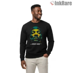Snoop Dogg Neon Pop Art Portrait Shirt on graphic shirt for men graphic tee