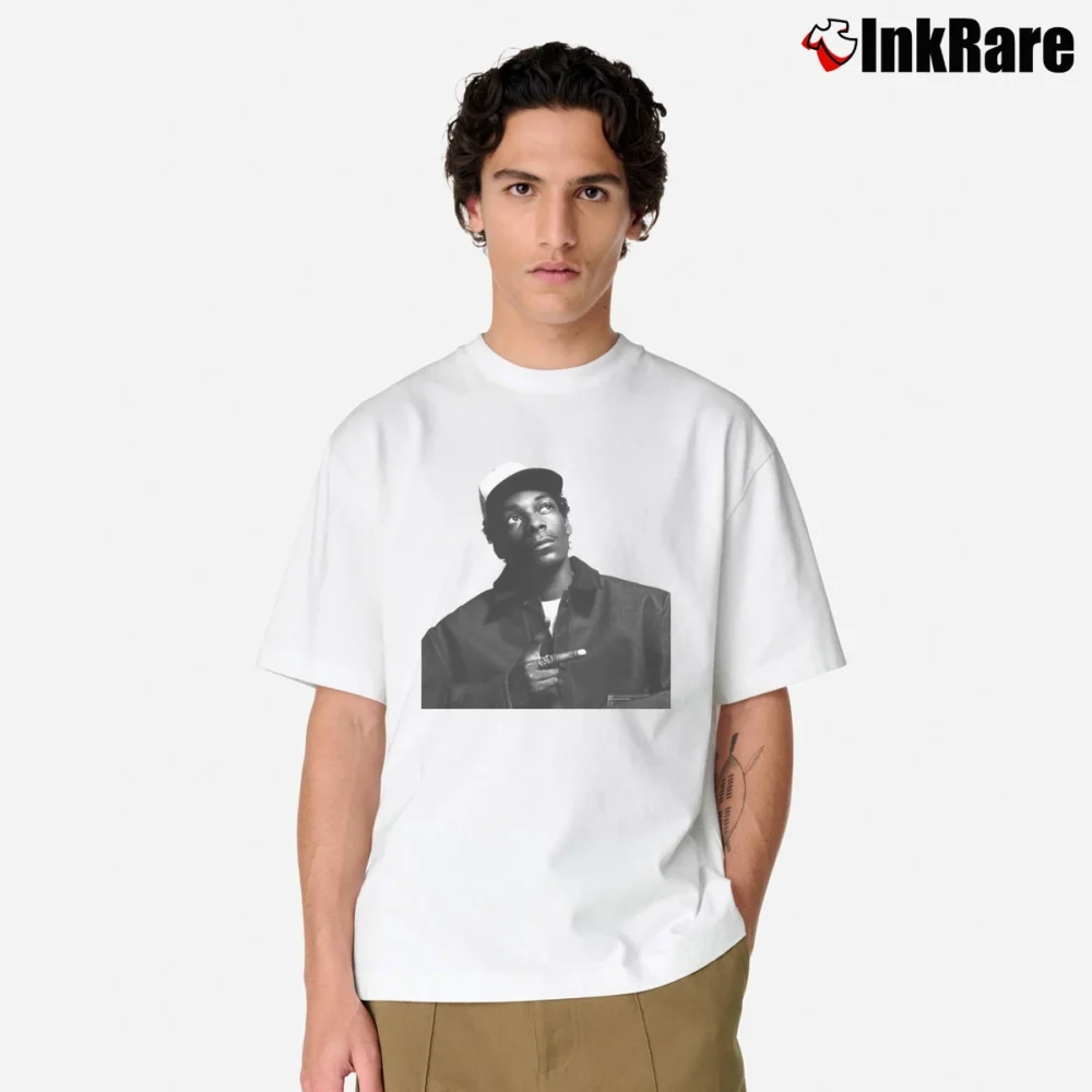 Men’s Snoop Dogg Rap Classic T-Shirt in white | Soft, Breathable Everyday Wear