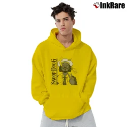 Men’s Snoop Dogg Smoke Weed Everyday for Hip Hop Fans Pullover Hoodie in yellow | Cozy, Durable, Modern Fit