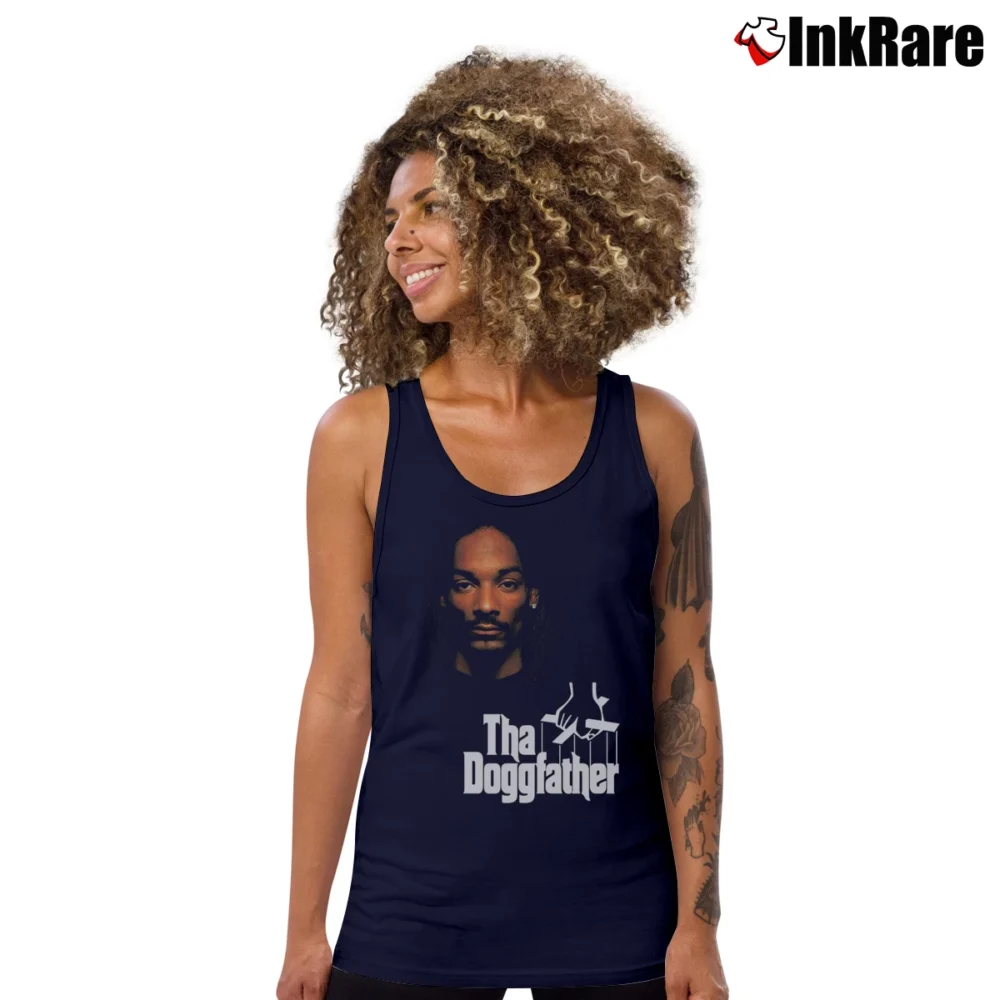 Women’s Snoop Dogg Tha Doggfather Tank Top in navy | Lightweight, Movement-Friendly