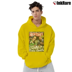 Men’s Snoop Dogg Wiz Khalifa Weed Ganja Sativa Indica Pullover Hoodie in yellow | Cozy, Durable, Modern Fit