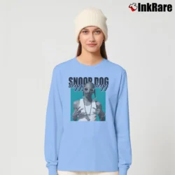 Women’s snoop doggy dogg west coast rap legend Long-Sleeve Top in light blue | Sleek, Versatile, All-Season