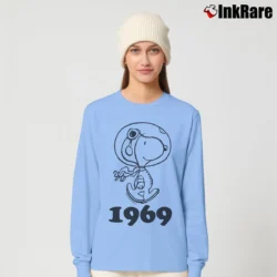 Women’s Snoopy 1969 Long-Sleeve Top in light blue | Sleek, Versatile, All-Season