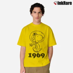 Men’s Snoopy 1969 Classic T-Shirt in yellow | Soft, Breathable Everyday Wear