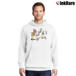 Men’s Snoopy A Charlie Brown Christmas Dance Pullover Hoodie in white | Cozy, Durable, Modern Fit