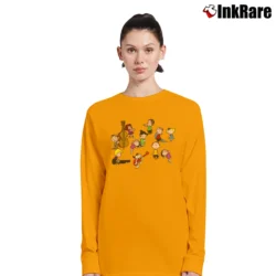 Women’s Snoopy A Charlie Brown Christmas Dance Long-Sleeve Top in orange | Sleek, Versatile, All-Season