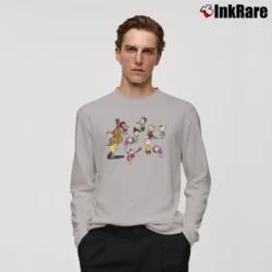 Men’s Snoopy A Charlie Brown Christmas Dance Long-Sleeve Shirt in sport grey | Sleek, Lightweight, Year-Round Wear