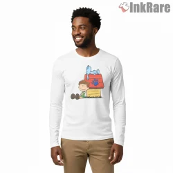 Snoopy And Friends One More Song Nostalgic Shirt on white long sleeve shirt for men graphic tee