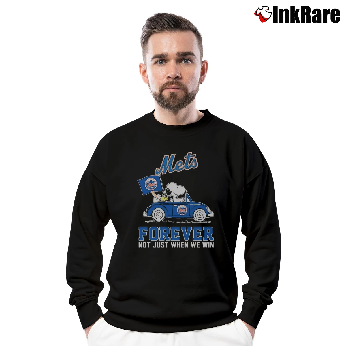 Snoopy And New York Mets Not Just When We Win Men’s Crewneck Sweatshirt in black – Soft & Durable Men’s Snoopy And New York Mets Not Just When We Win Crewneck Sweatshirt in black | Cozy Fabric, Clean Style