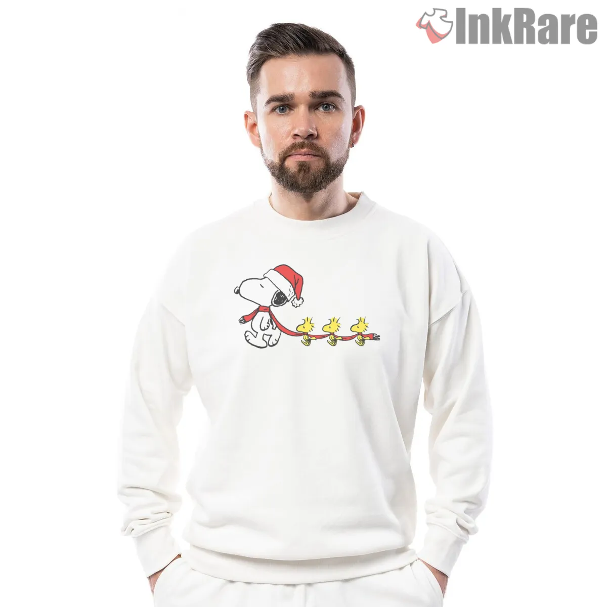 Snoopy And Woodstock Christmas Walk Shirt on graphic shirt for men graphic tee