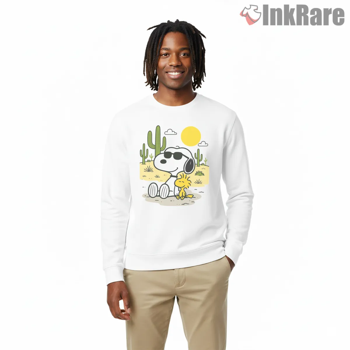Snoopy And Woodstock Desert Summer Shirt on graphic shirt for men graphic tee