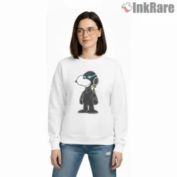 Snoopy And Woodstock Futuristic Cyber Style Shirt on graphic shirt for women graphic tee