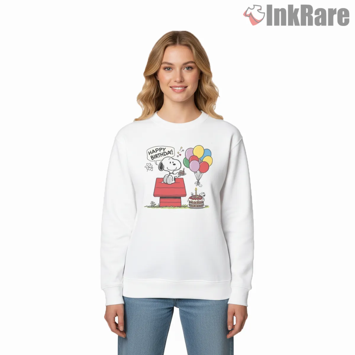 Snoopy And Woodstock Happy Birthday Party Shirt on graphic shirt for women graphic tee