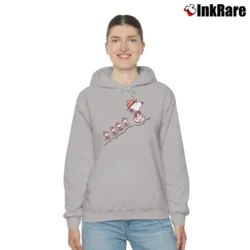 Women’s Snoopy And Woodstock Hiking Cozy Hoodie in sport grey | Warm, Structured, Stylish