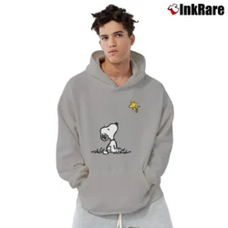 Men’s Snoopy And Woodstock Pullover Hoodie in sport grey | Cozy, Durable, Modern Fit
