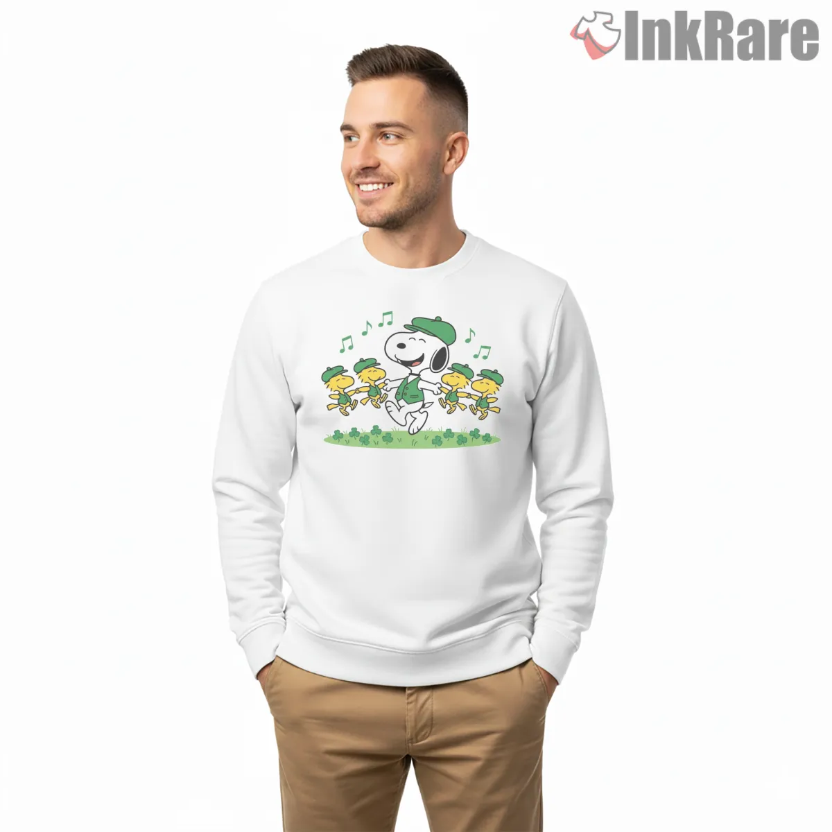 Snoopy And Woodstock Irish Dance Squad Shirt on graphic shirt for men graphic tee