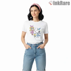 Snoopy And Woodstock Magical Fantasy Costumes Shirt on white short sleeve shirt for women graphic tee