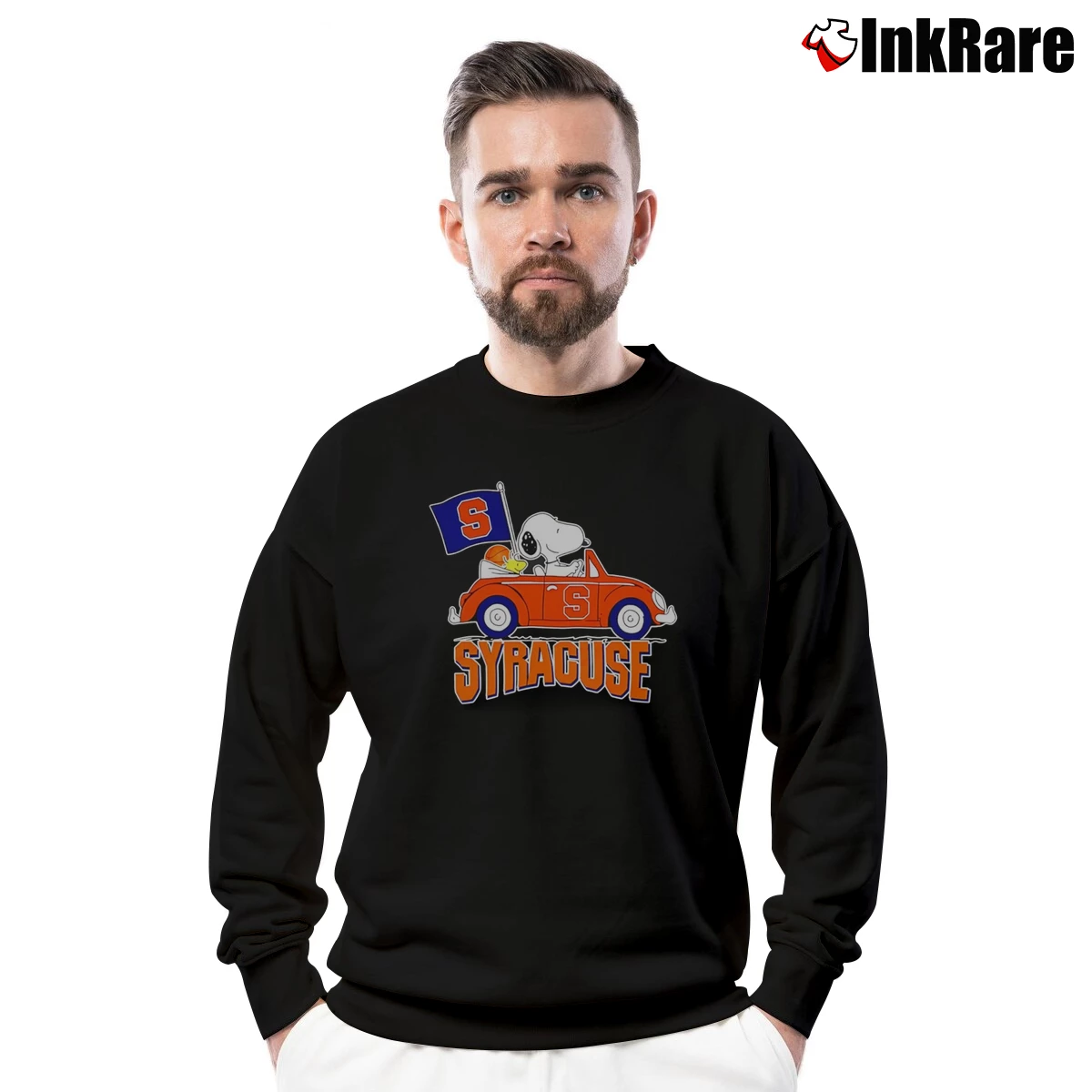 Snoopy And Woodstock Syracuse Orange Basketball Men’s Crewneck Sweatshirt in black – Soft & Durable Men’s Snoopy And Woodstock Syracuse Orange Basketball Crewneck Sweatshirt in black | Cozy Fabric, Clean Style