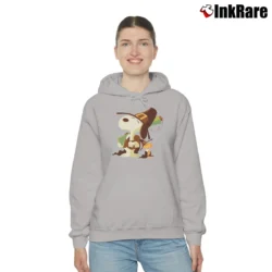 Women’s Snoopy And Woodstock Thanksgiving Celebrate Cozy Hoodie in sport grey | Warm, Structured, Stylish