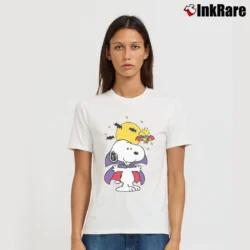 Women’s Snoopy And Woodstock Vampire T-Shirt in white | Soft, Flattering Fit