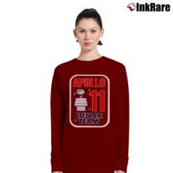 Women’s Snoopy Apollo 11 Lunar Team Long-Sleeve Top in maroon | Sleek, Versatile, All-Season