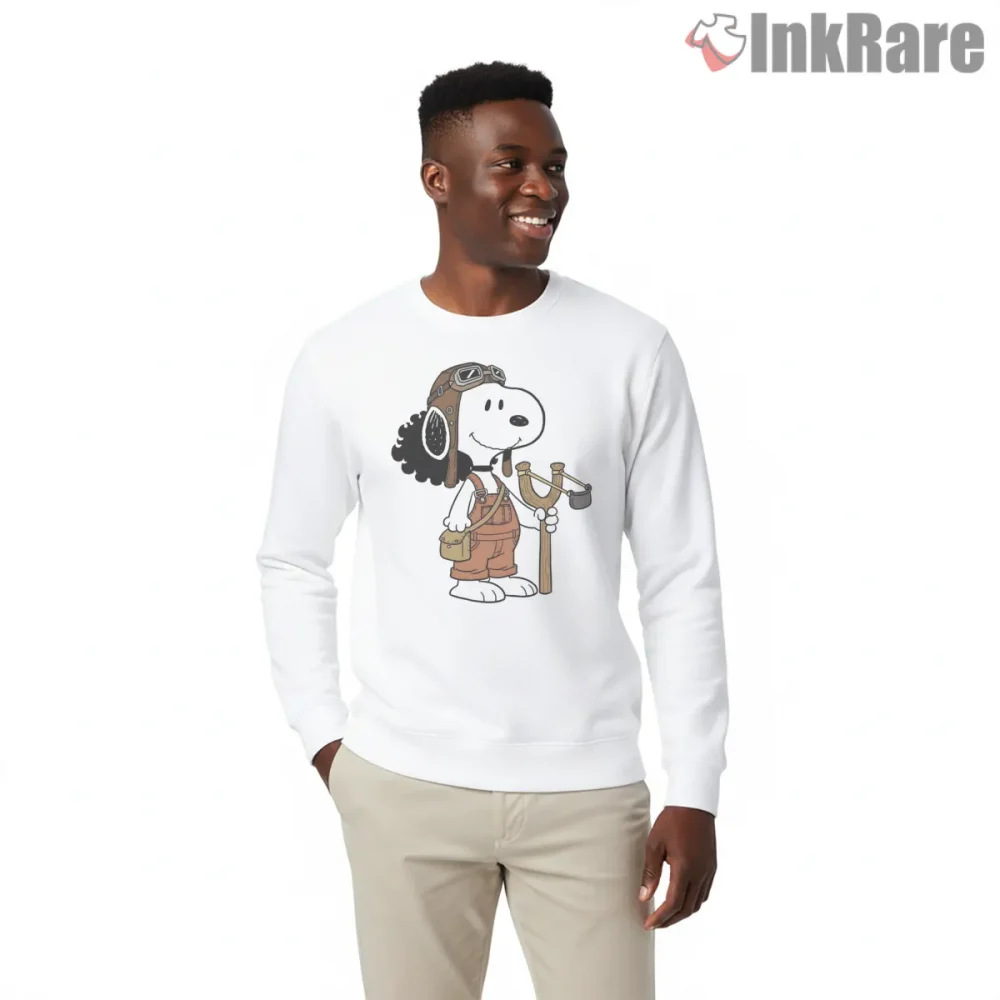 Snoopy As Usopp Brave Pirate Sniper Shirt on graphic shirt for men graphic tee