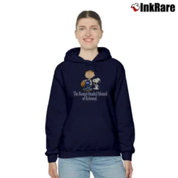 Women’s Snoopy Charlie Brown Basketball Charles Barkley Cozy Hoodie in navy | Warm, Structured, Stylish