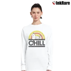 Women’s Snoopy Chill Peanuts Graphic Long-Sleeve Top in white | Sleek, Versatile, All-Season