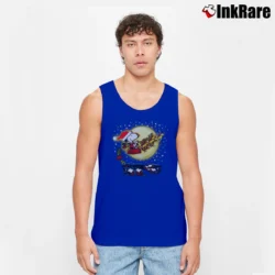 Men’s Snoopy Christmas Decorations Tank Top in royal blue | Breathable, Active-Friendly Design