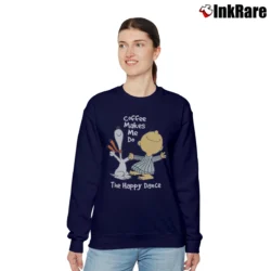 Women’s Snoopy Coffee Made Me Do It Relaxed Sweatshirt in navy | Soft, Laid-Back Vibe