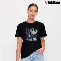 Women’s Snoopy Cool New York Yankees T-Shirt in black | Soft, Flattering Fit
