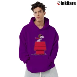 Men’s Snoopy Curse You Red Baron Pullover Hoodie in purple | Cozy, Durable, Modern Fit