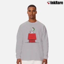 Men’s Snoopy Curse You Red Baron Long-Sleeve Shirt in sport grey | Sleek, Lightweight, Year-Round Wear