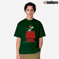 Men’s Snoopy Curse You Red Baron Classic T-Shirt in forest green | Soft, Breathable Everyday Wear