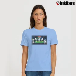 Women’s Snoopy Dogs Playing Cards Signature T-Shirt in light blue | Soft, Flattering Fit
