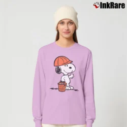 Women’s Snoopy Dollars Against Diabetes Long-Sleeve Top in light pink | Sleek, Versatile, All-Season